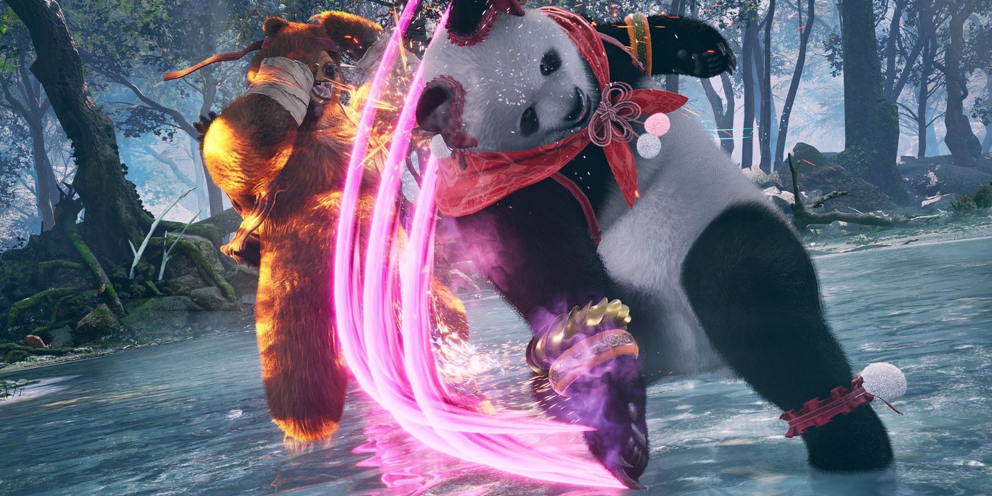 Tekken 8 - Panda Attacking Kuma