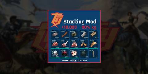 TG Stacking Mod in Ark: Survival Ascended