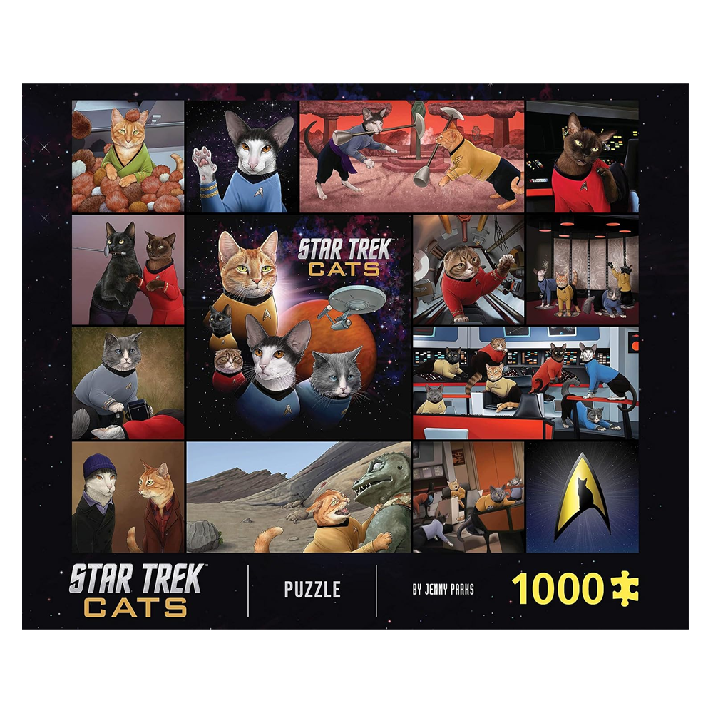 The Best Movie and TV Puzzles Star Trek Cats Puzzle