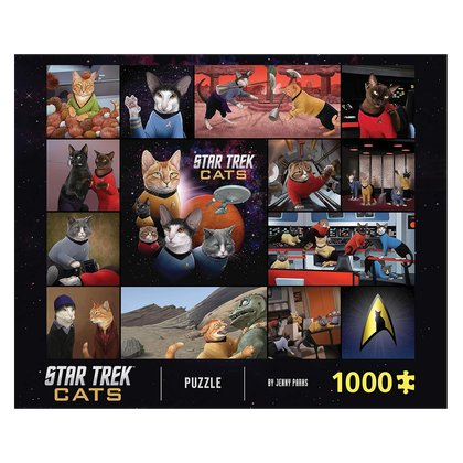 The Best Movie and TV Puzzles Star Trek Cats Puzzle