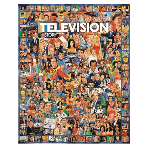 The Best Movie and TV Puzzles Television History Puzzle