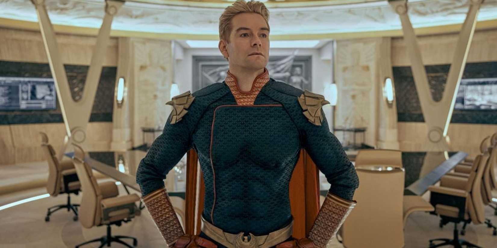 Homelander standing in The Boys