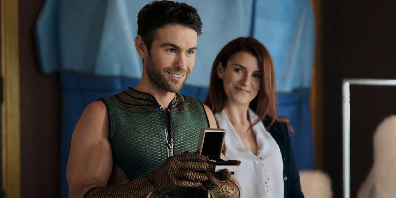 The Deep smiling in The Boys