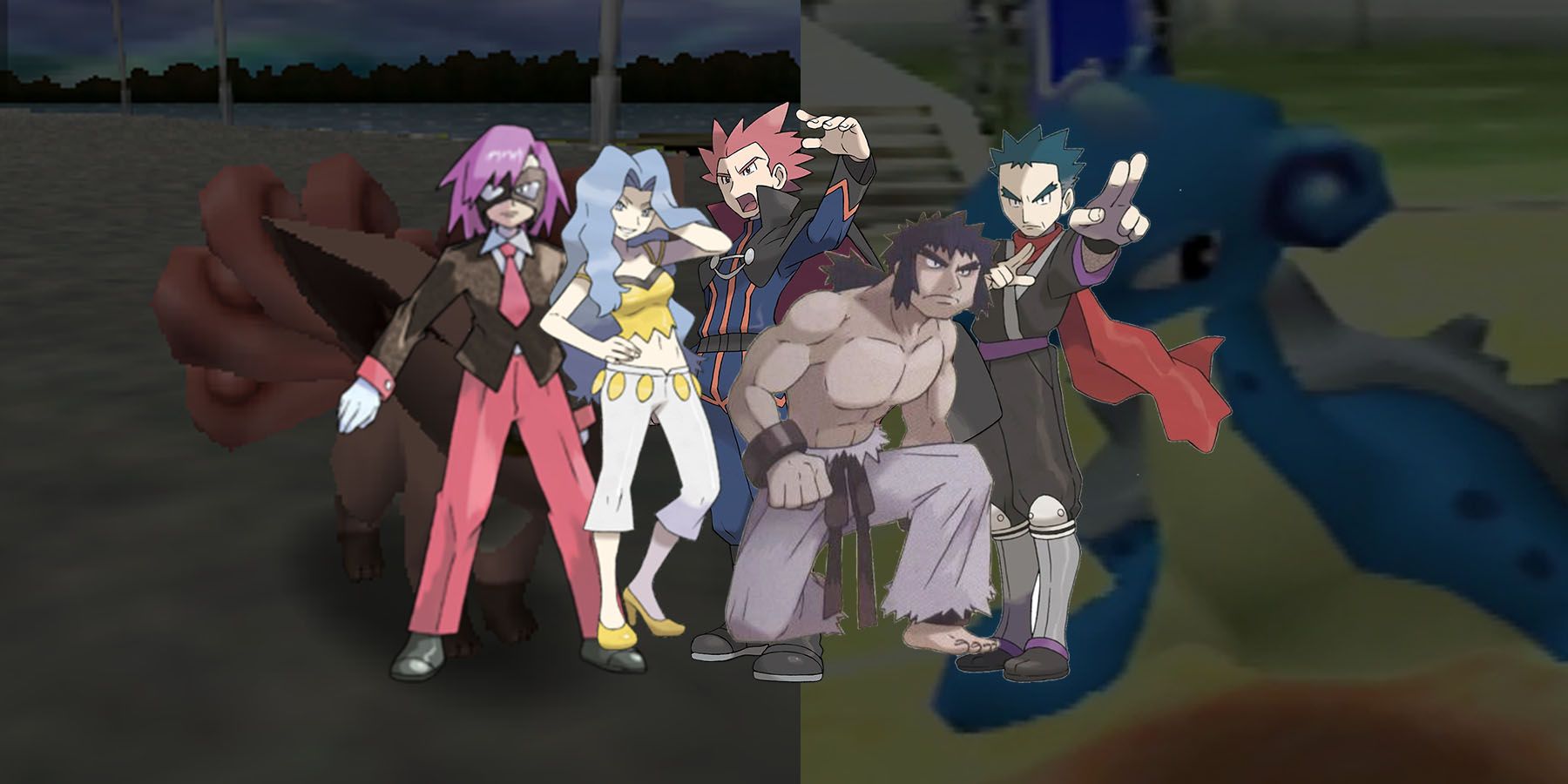 The Elite Four and Champion Lance