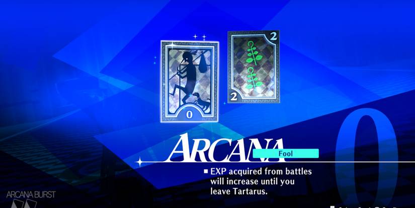 The Fool Shuffle Time Card in Persona 3 Reload