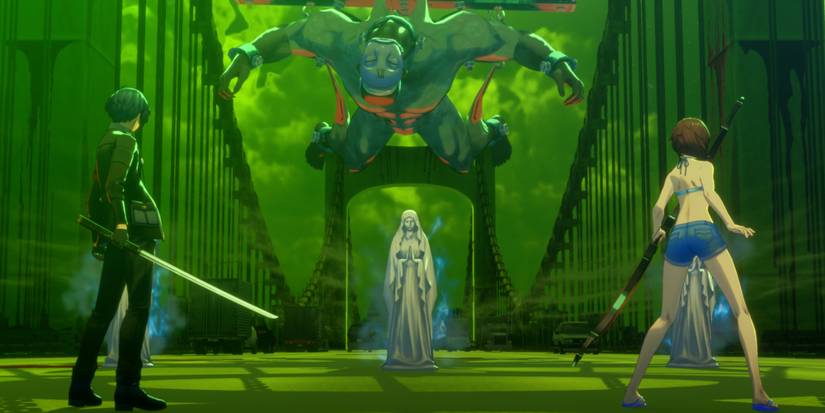 The Hanged boss fight in Persona 3 Reload