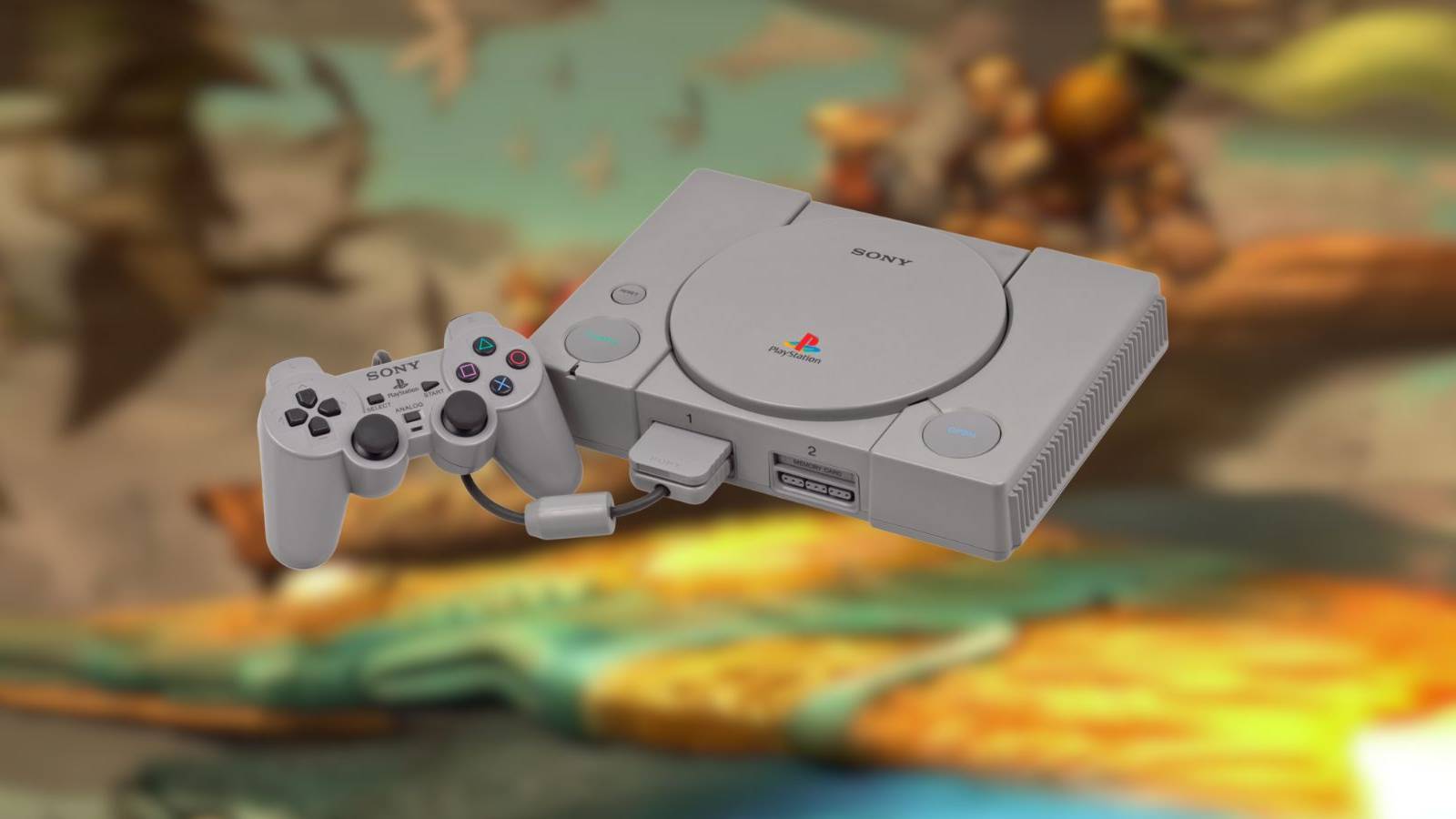 The Legend of Dragoon and a PS1 console