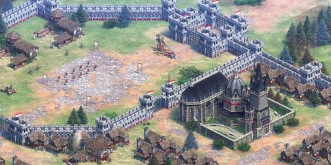 An overview of Paris as seen in Age Of Empires 2