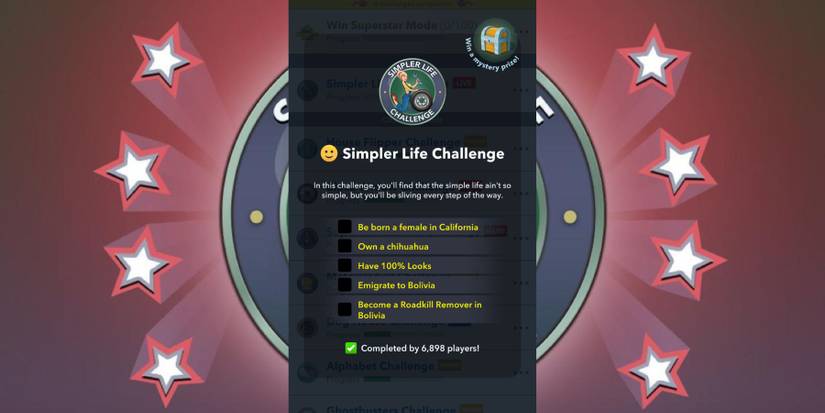 the simpler life challenge bitlife