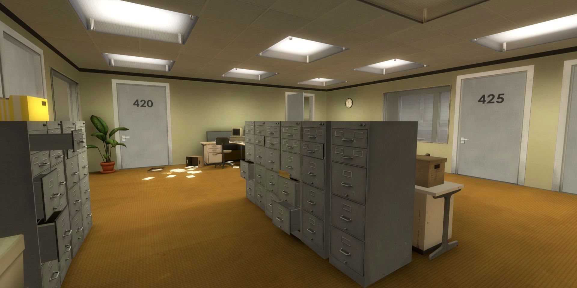 A scene from The Stanley Parable