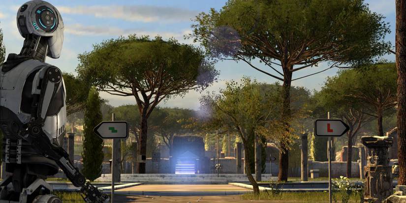 A choice in The Talos Principle