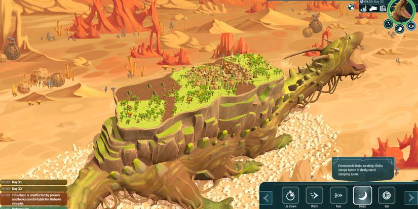 The village on the beast in The Wandering Village