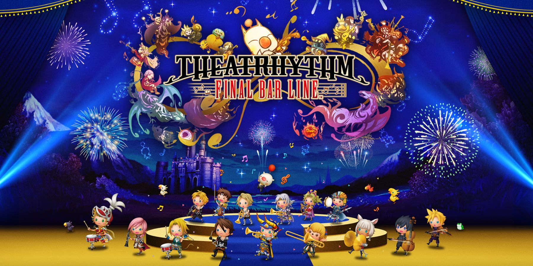 The key visual for Square-Enix's Theatrhythm: Final Bar Line - The unexpected error with Theatrhythm: Final Bar Line comes as Square-Enix debuts one of its most highly-anticipated releases