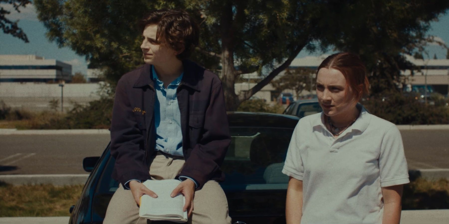 Timothee Chalamet and Saorise Ronan in Greta Gerwig's Ladybird