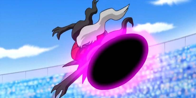 Tobias' Darkrai using Dark Void in the anime.