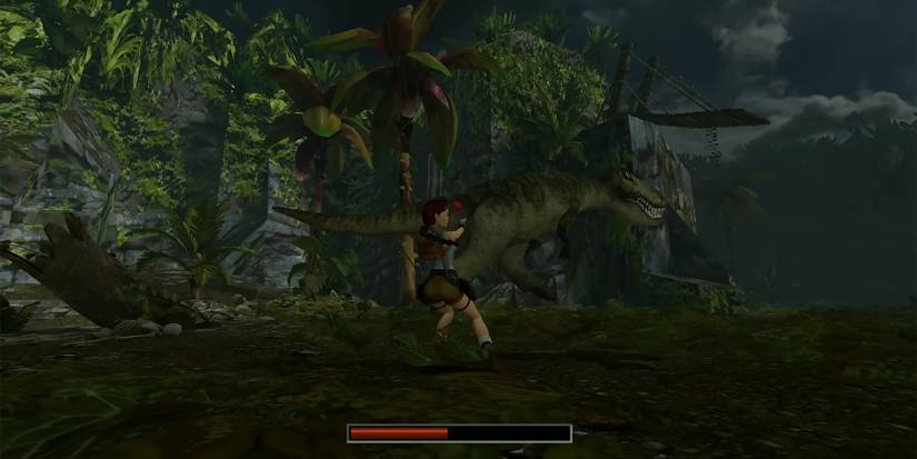 tomb raider 1 remastered trex health bar