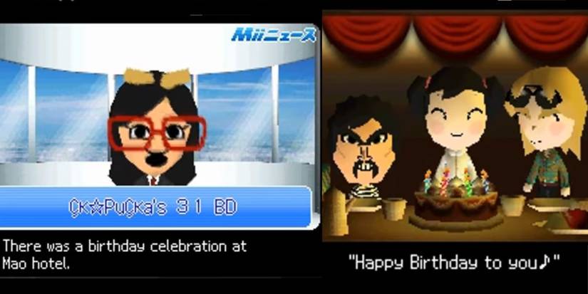 Tomodachi Collection Birthday Greeting