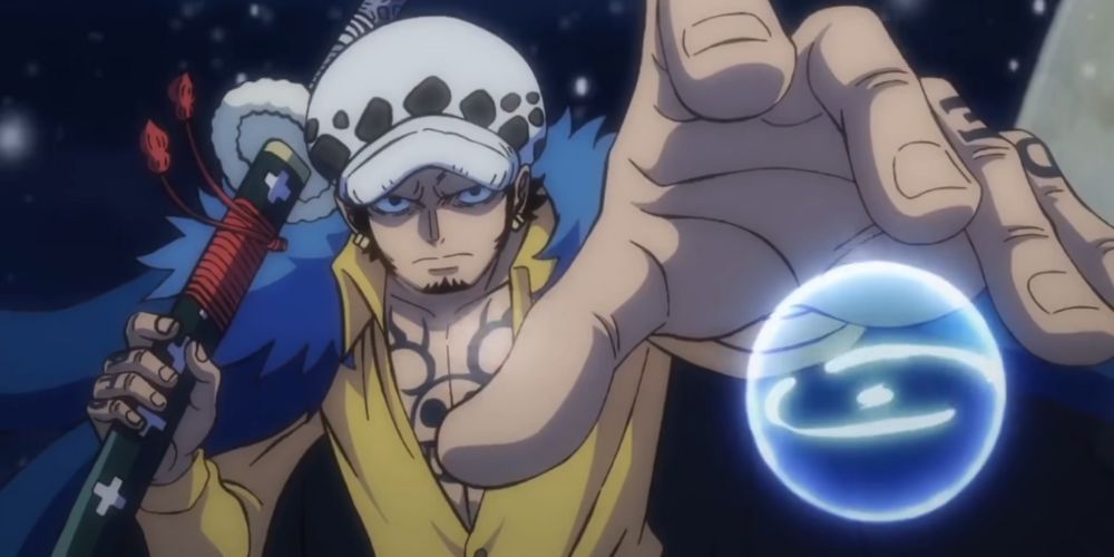 Trafalgar Law makes a Room with his Ope Ope no Mi.