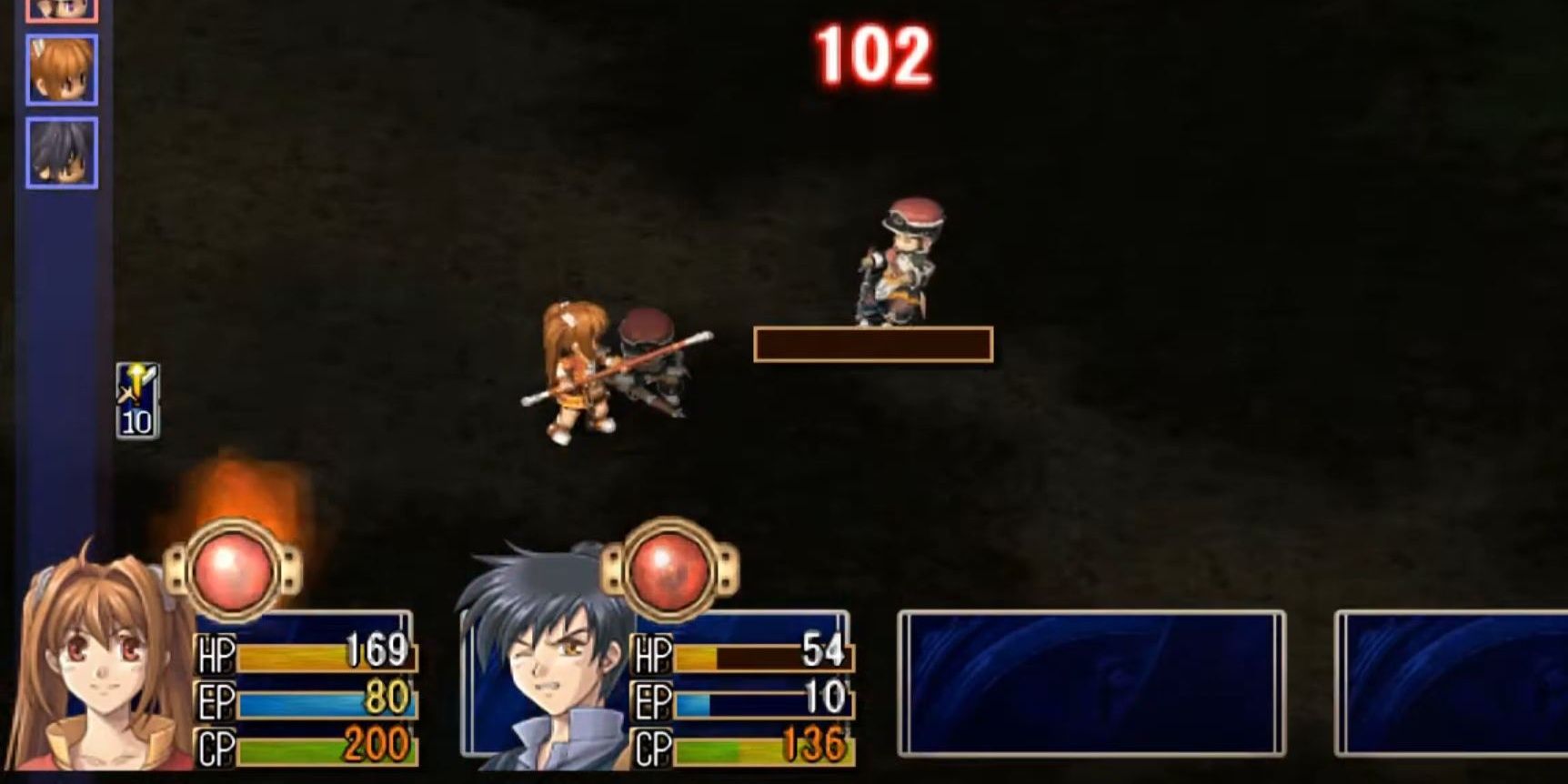 Estelle And Joshua Fighting In The Legend of Heroes: Trails in the Sky