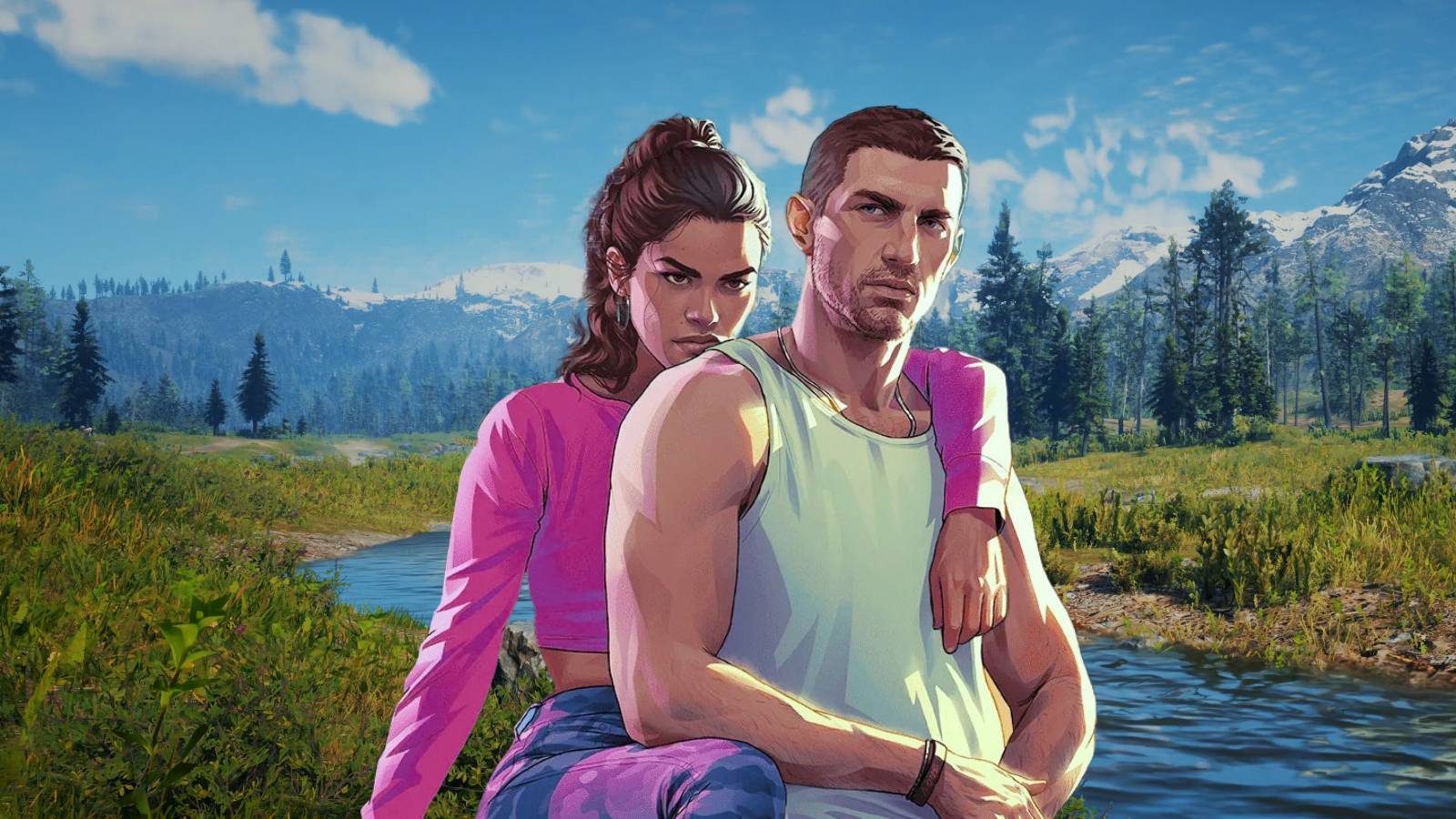 Travis and Lucia GTA 6 Red Dead Redemption 2 Landscape