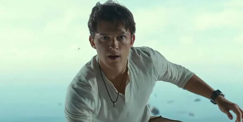 Nathan Drake on an airplane