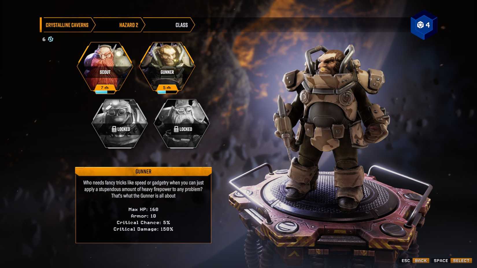 Unlocking Each Class in Deep Rock Galactic Survivor
