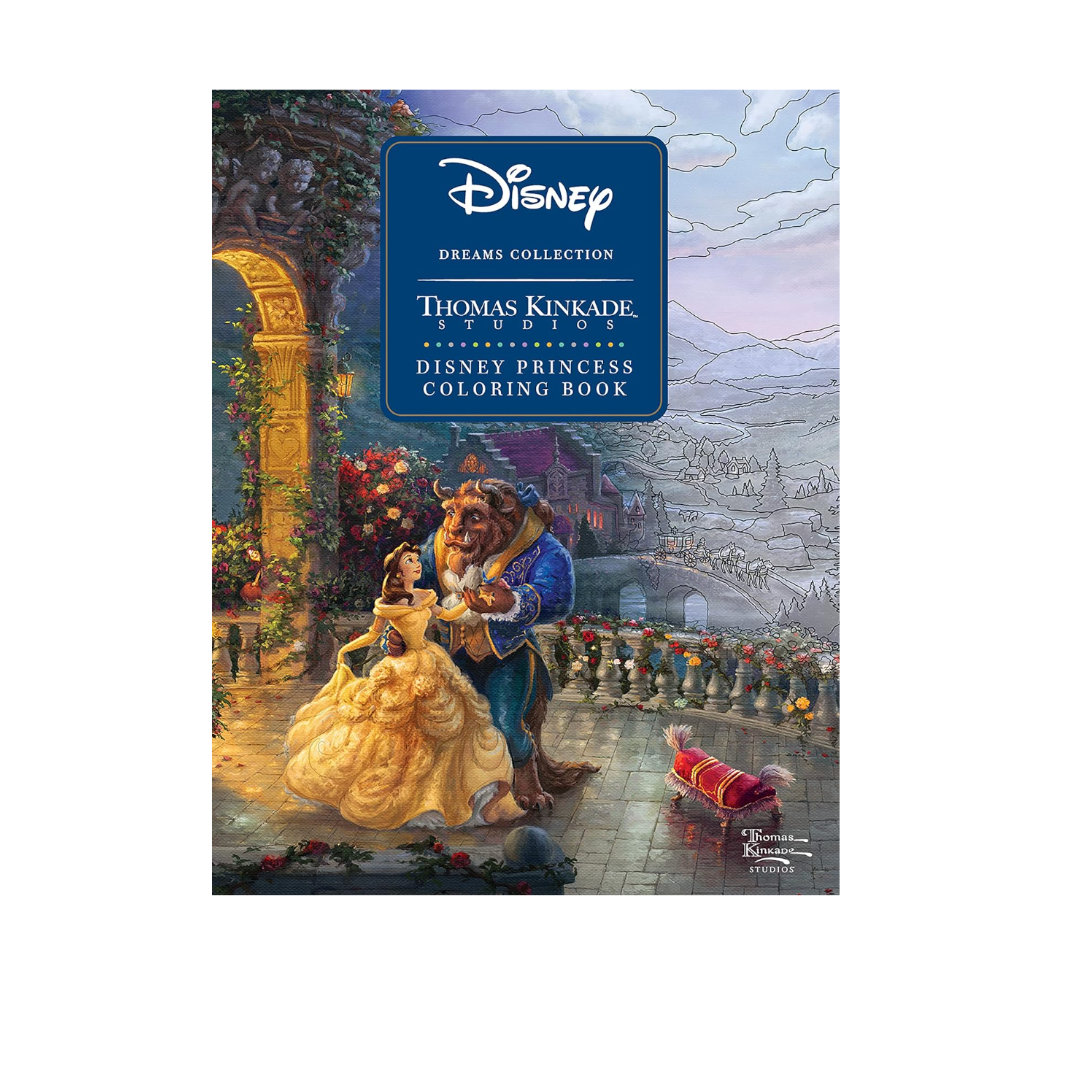 Disney Dreams Collection Thomas Kinkade Studios Disney Princess Coloring Book