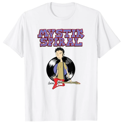 Mademark x Daria Mystik Spiral Short Sleeve Cotton Polyester Classic Unisex Adult T-Shirt in White