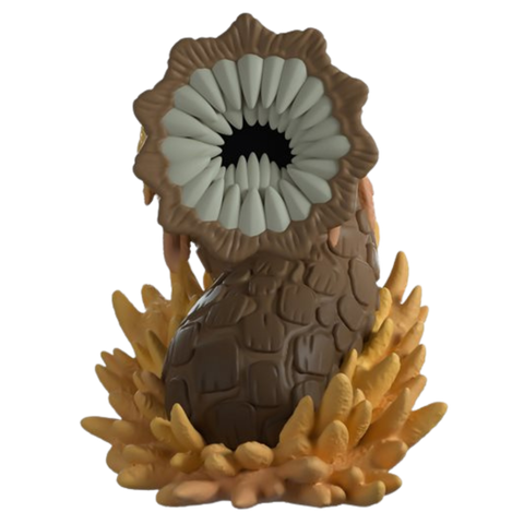 This image shows what a Sandworm figure from Dune looks like