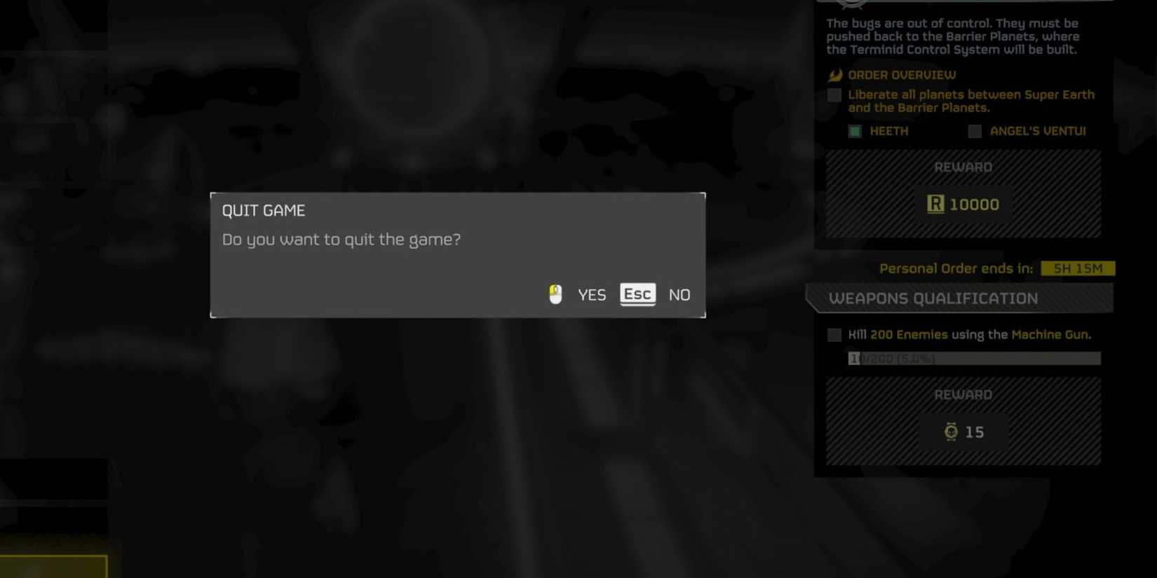 restarting helldivers 2