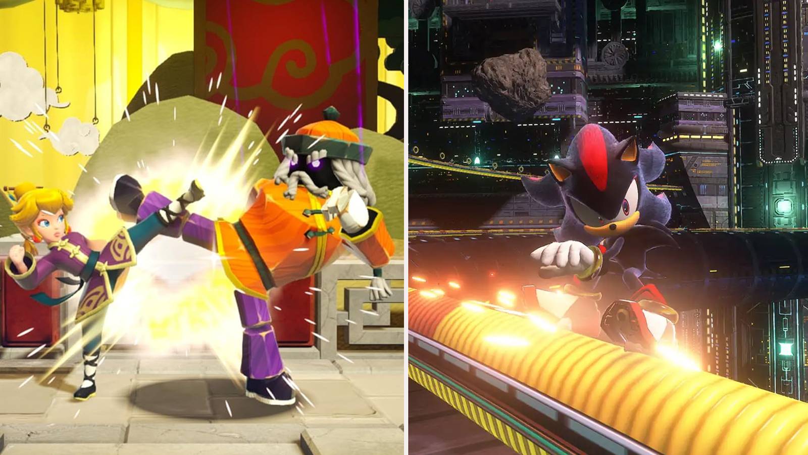 upcoming aaa nintendo switch games princess peach and sonic x shadow generations