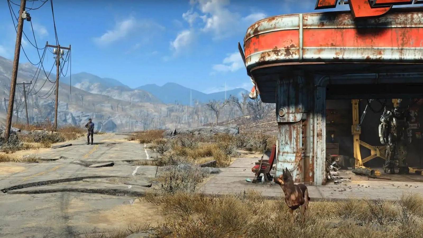 Vault Dweller Meets Dogmeat