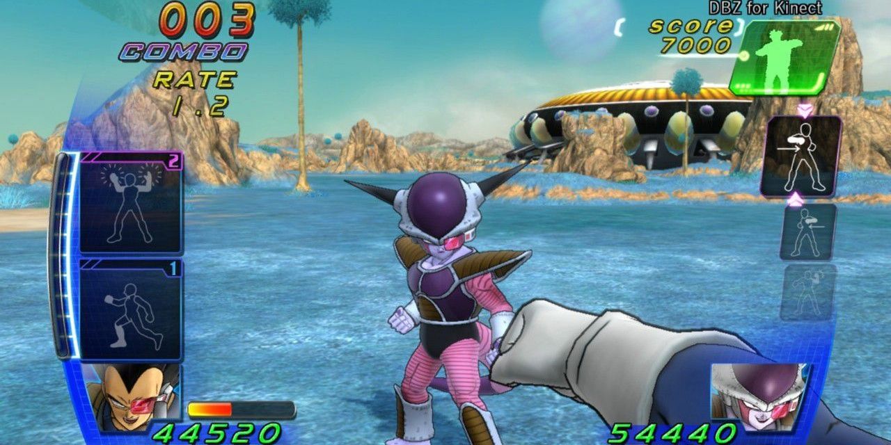 Vegeta and Frieza in Dragon Ball Z: For Kinect