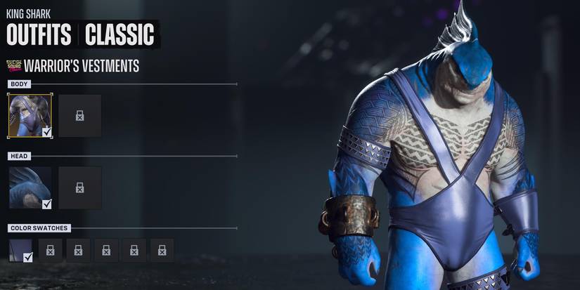 warrior's vestments king shark outfit