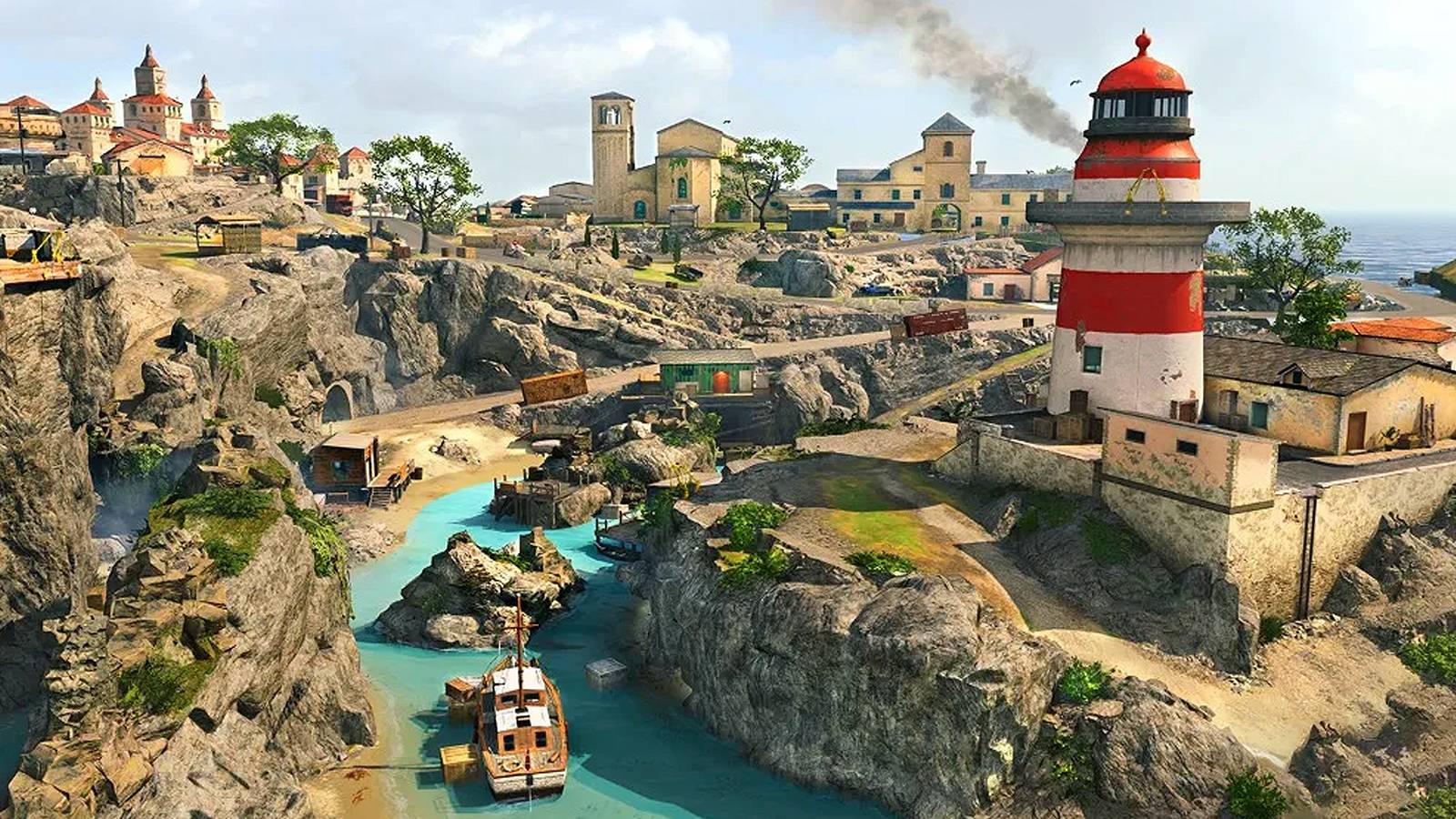 Warzone Fortune's Keep Dragon Stirs Lighthouse Quest