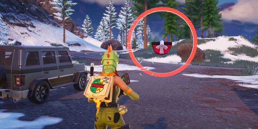 red level up token pointing in opposite direction 