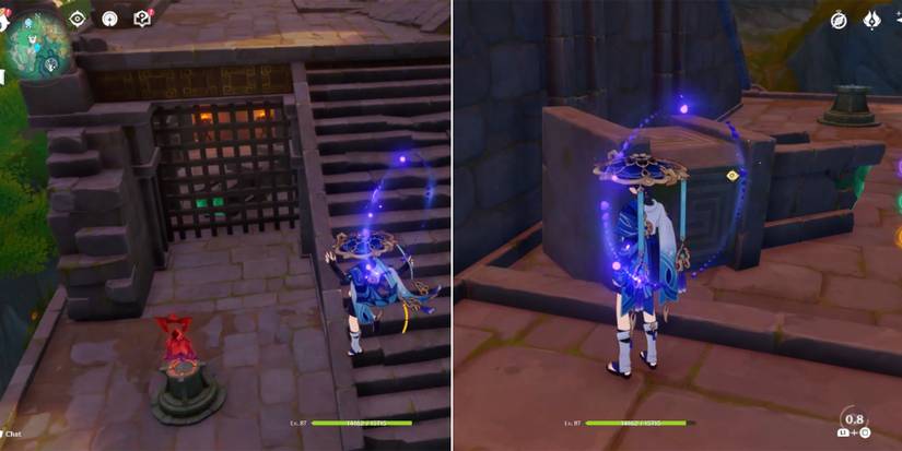 where to find column in ruined area 6 in genshin impact