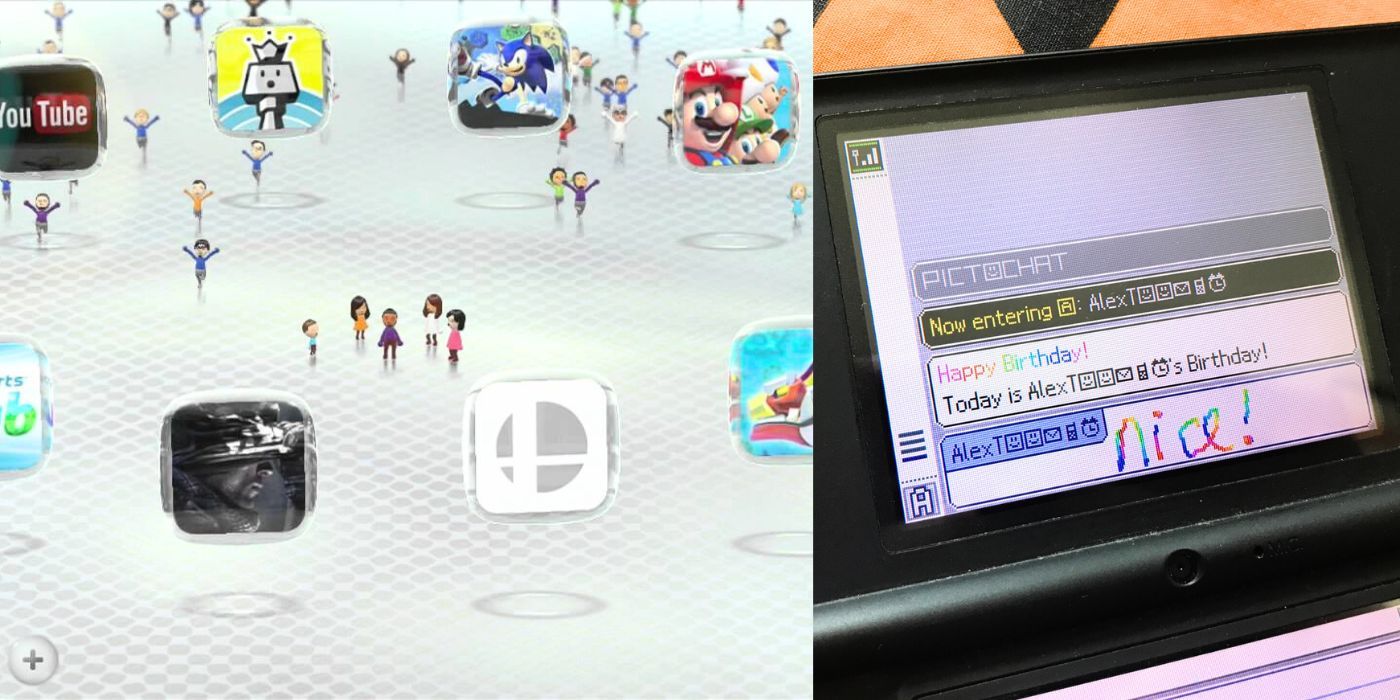Wii U & Nintendo DS Pictochat UI Birthday