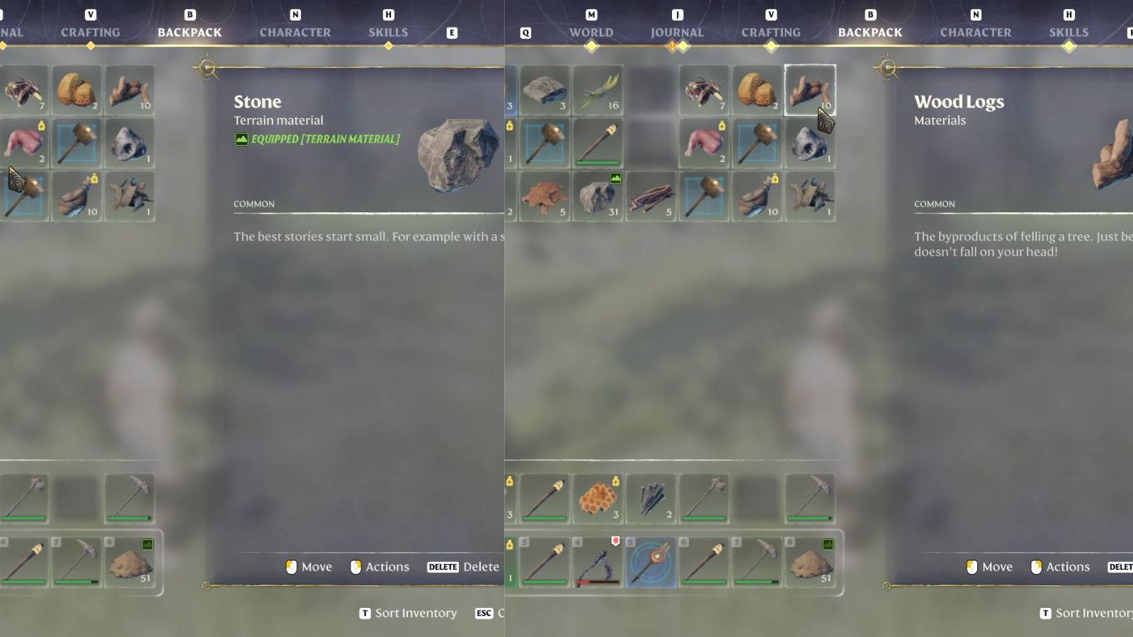 wood and stone enshrouded