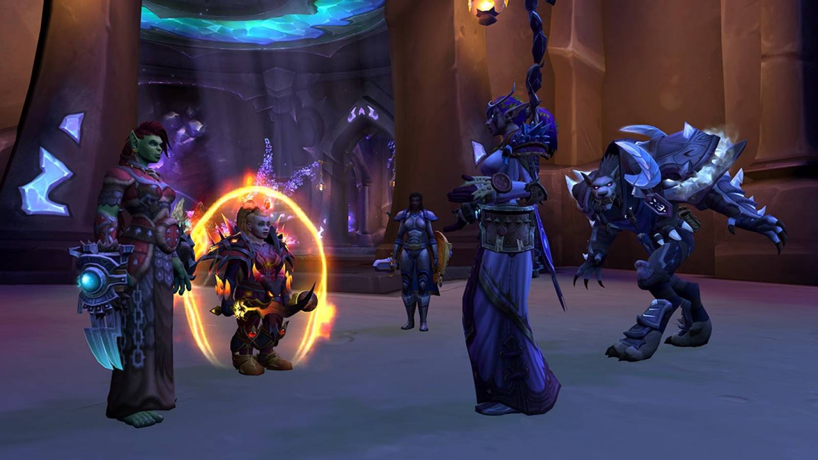 follower dungeon NPCs in a wow dragonflight instance