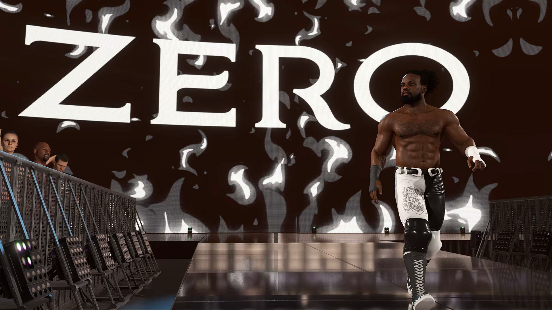 Xavier Woods as his alter ego Zero in WWE 2K24