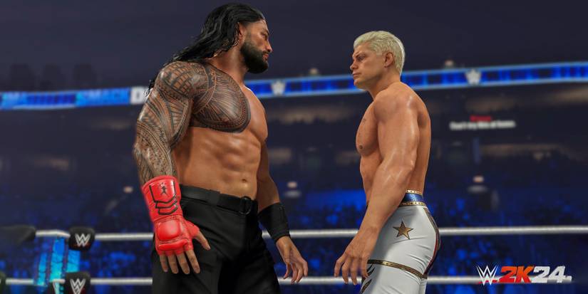 WWE 2K24 roman vs cody