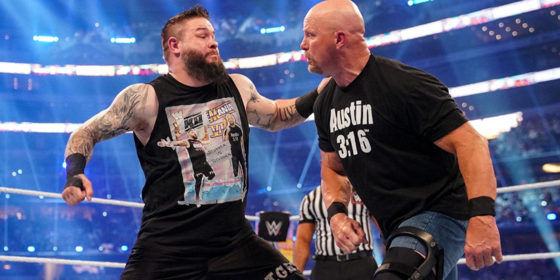 WWE Kevin Owens vs Steve Austin WM 38