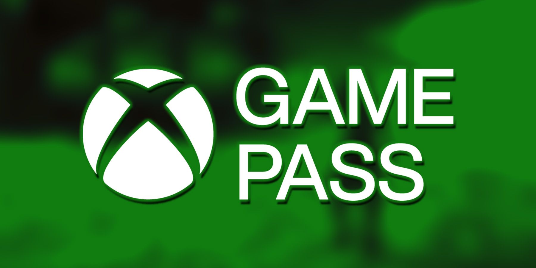 Xbox Game Pass logo white over blurred Space Engineers screenshot green