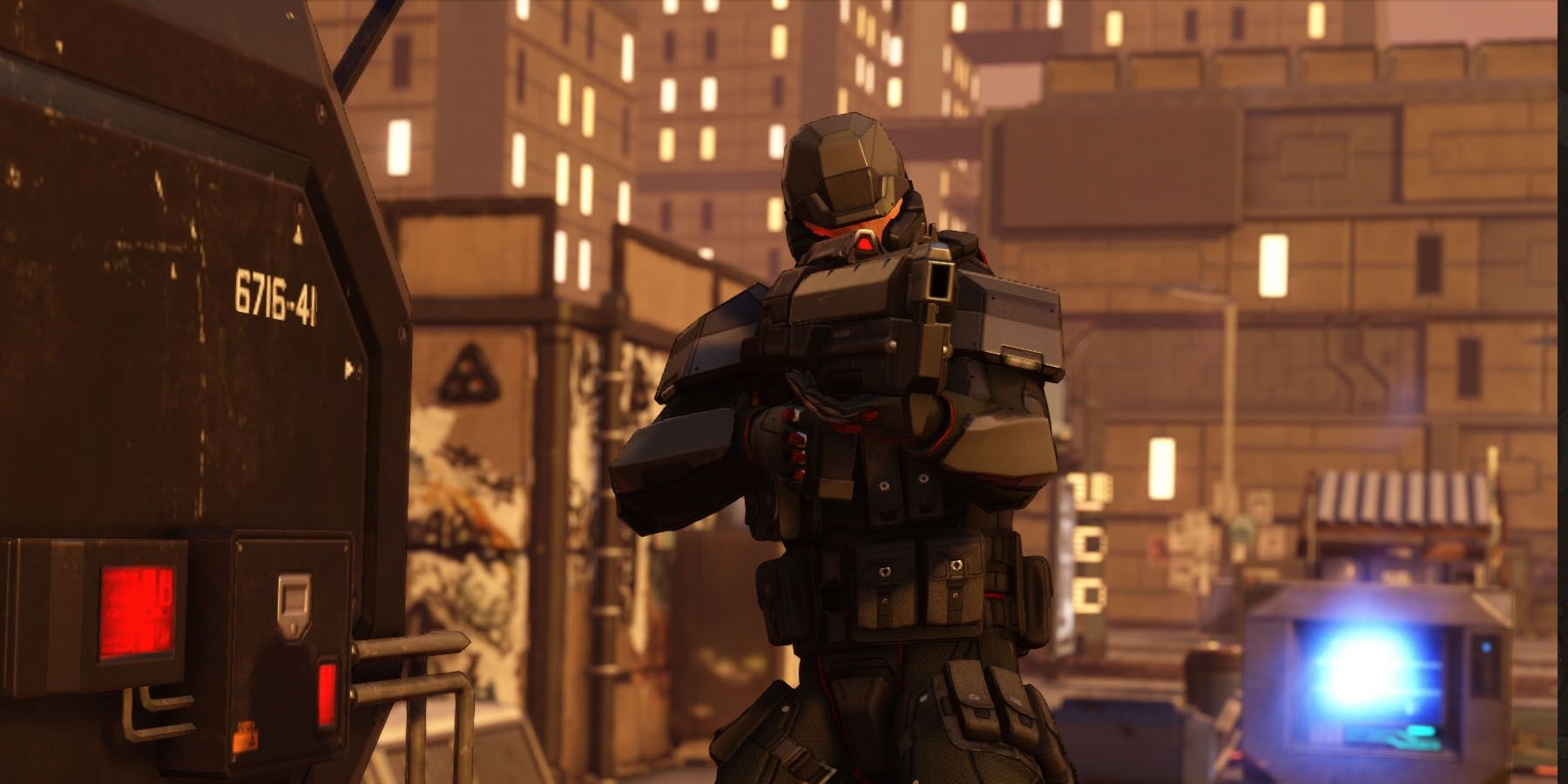 XCOM 2 - Steam Store Page Screenshot (Soldier Aiming A Weapon)
