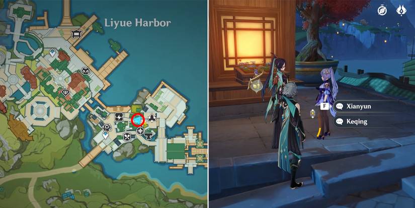 xianyun and keqing lantern rite 2024 location in genshin imapct