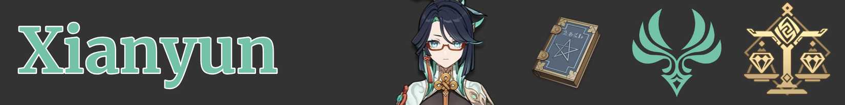 genshin impact - xianyun's weapon, element, and region - catalyst anemo liyue