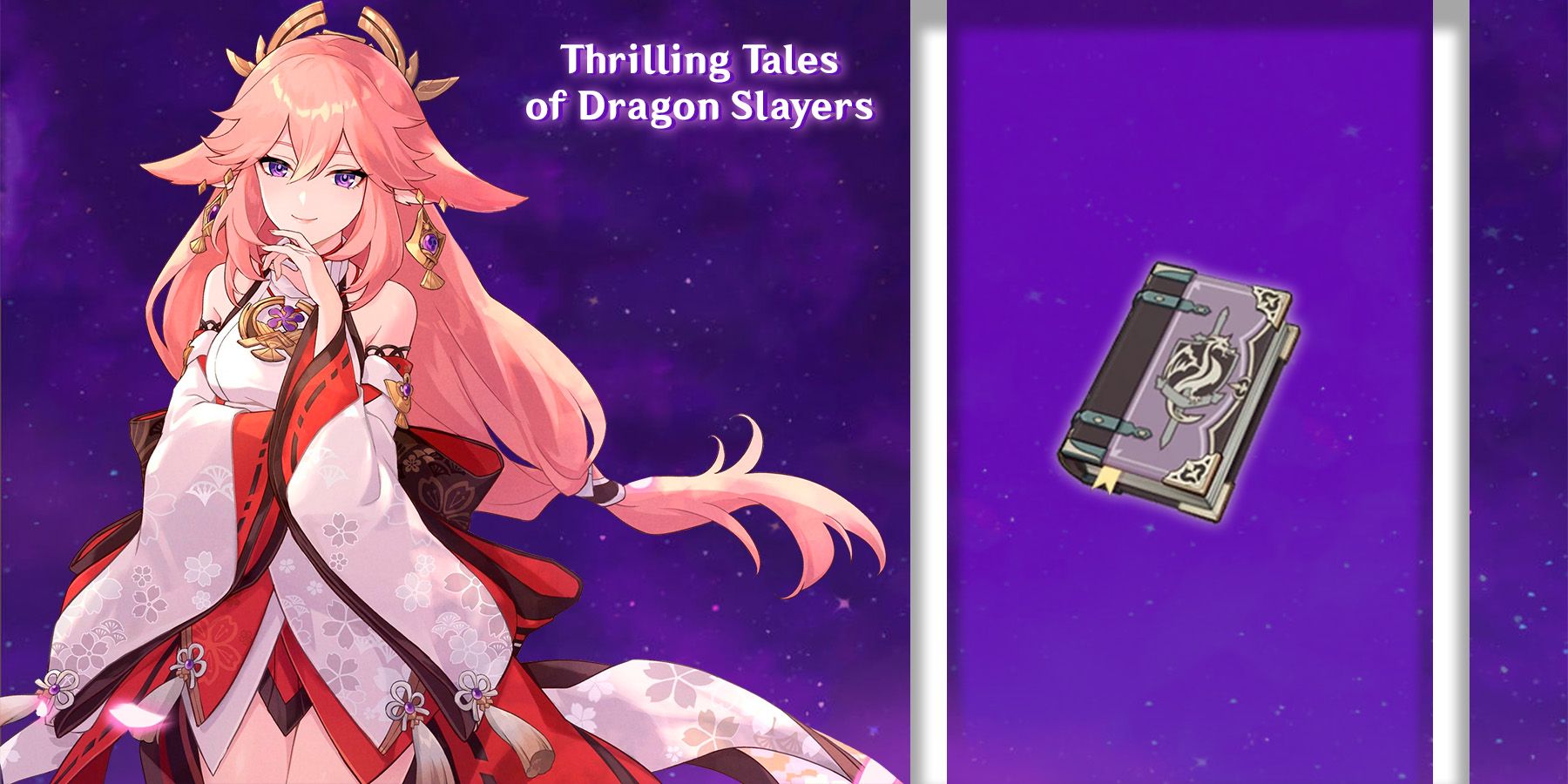 yae miko using thrilling tales of dragon slayers in genshin impact - Mappa Mare