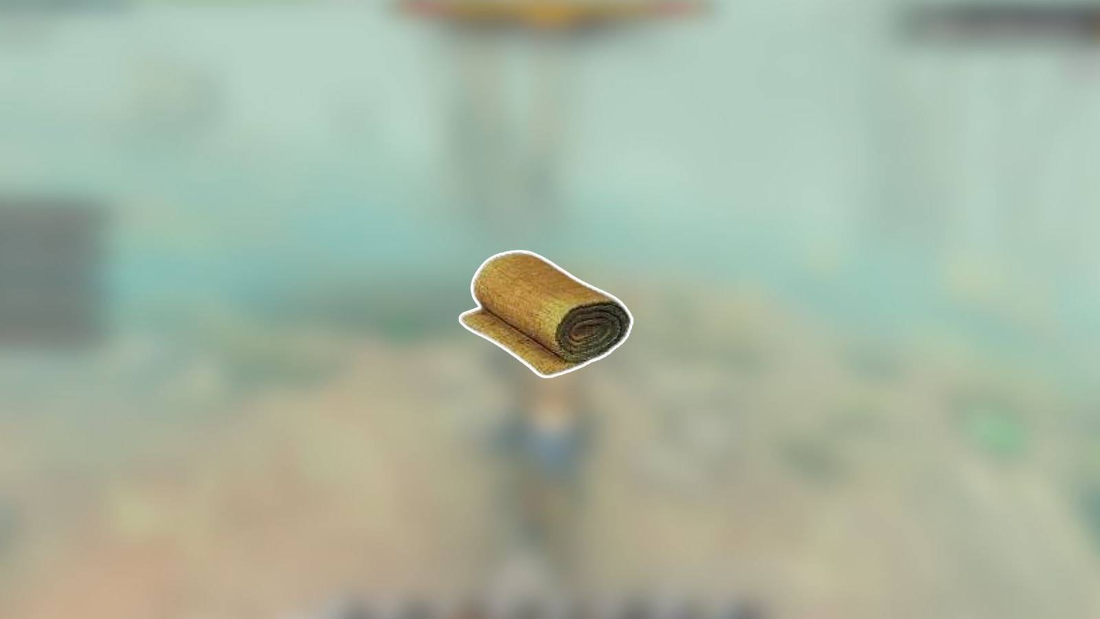 yellow fabric enshrouded