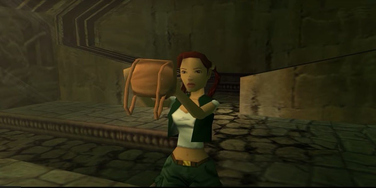 Young Lara Croft Backpack Tomb Raider 4